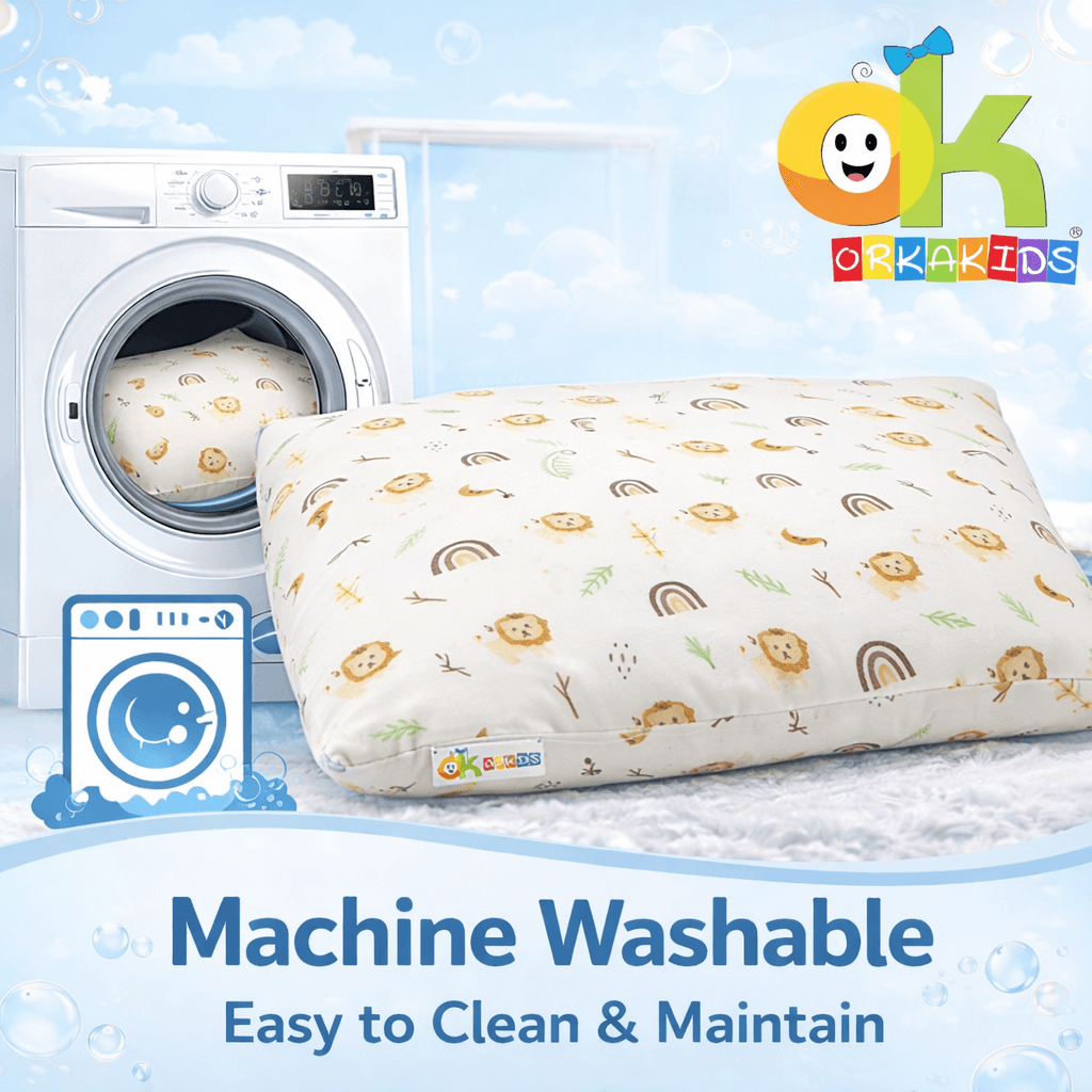 Orka Kids Memory Foam Pillow for Sleep Lion Toddler view 3