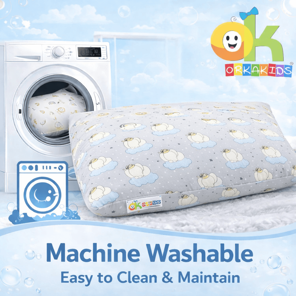 Orka Kids Memory Foam Pillow Sumo Design view 4