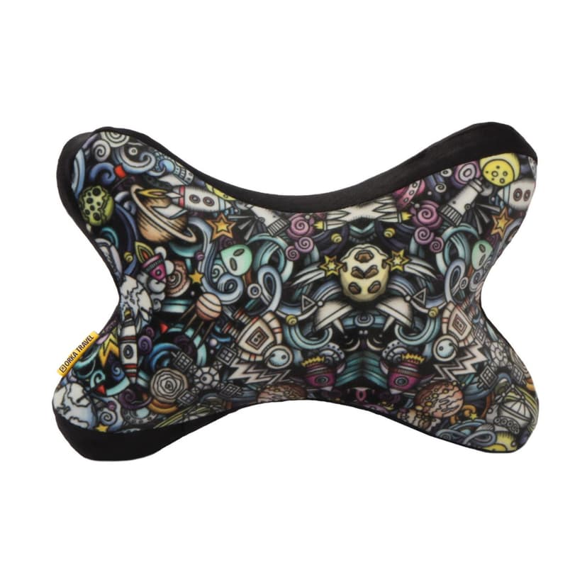 Orka Travel Digital Printed Memory Foam Car Neck Pillow (D7)