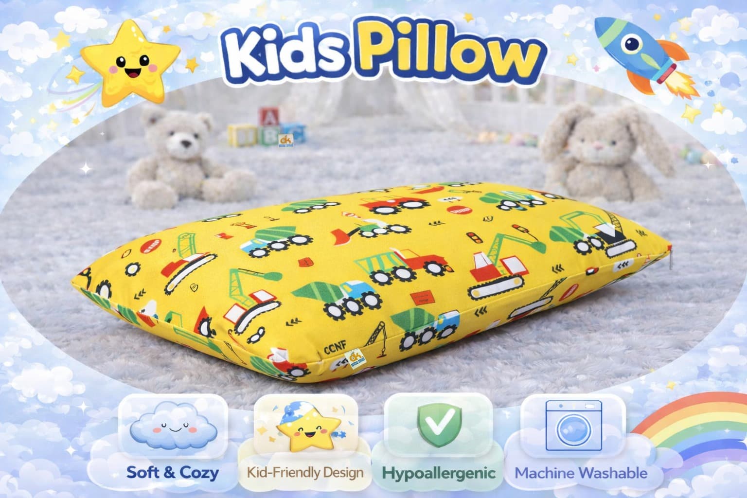 Kids Memory Foam Pillow